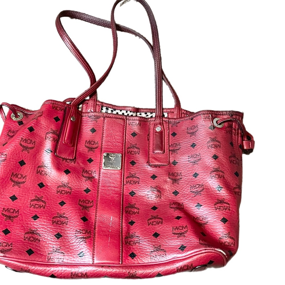 Red MCM Bag (Authentic)